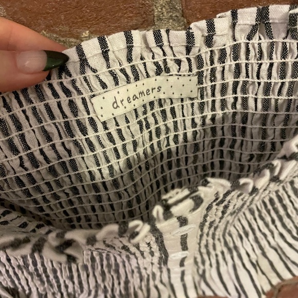 Striped stretchy crop top - Picture 4 of 4